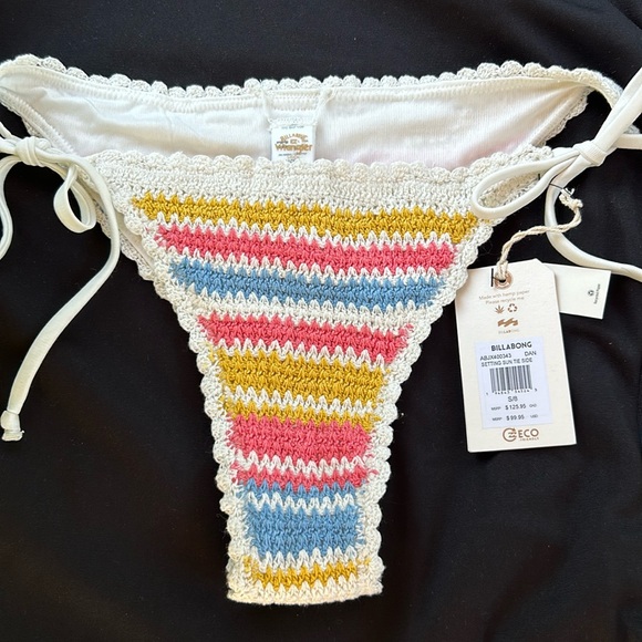 BIKINI BOTTOM Sz Small NEW NWT $125.Crocheted VERY CUTE!  ONLY $16!!!Adjustable - Picture 1 of 5